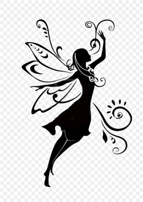 Silhouette Fairy Clip Art Png 849x1200px Silhouette Art Artwork