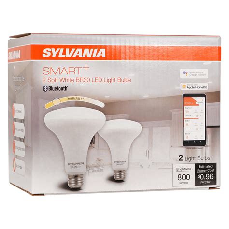 Sylvania Smart Bluetooth Br30 Light Bulb 65w Replacement Dimmable