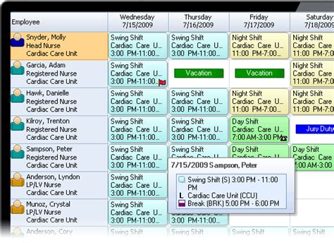 Nurse And Medical Staff Scheduling Software Snap Schedule