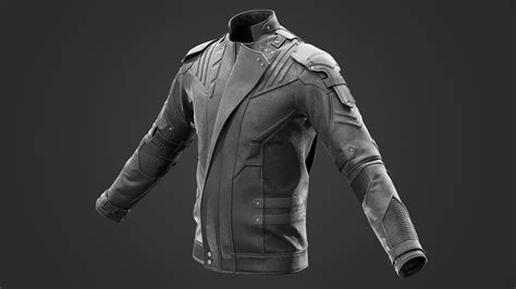 Male Leather Jacket 3d Model By Abuvalove