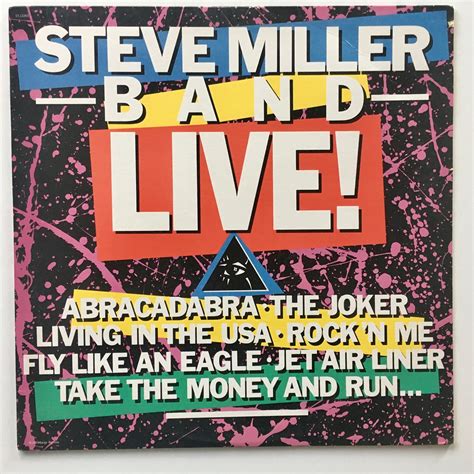 Steve Miller Band Live Lp Vinyl Record Album Capitol Etsy