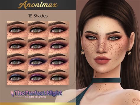The Sims Resource The Perfect Night Eyeshadow