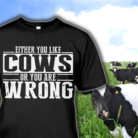 Cows Tee Farming Shirt For Fans Cows T Farming Hoodie Etsy Farm