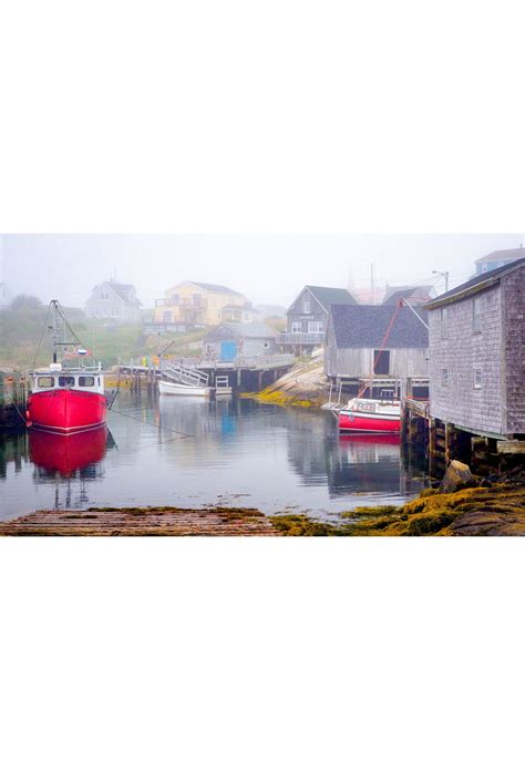 Red boat Peggy's cove Nova Scotia Canada. Free shipping | Etsy | Nova scotia, Scotia, Fine art ...