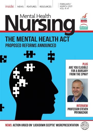 Mental Health Nursing Magazine Febmar 2021 Back Issue