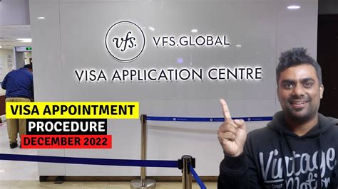 Vfs Global Visa Appointment Complete Process Step By Step December Appointment For