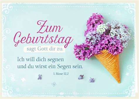 Doppelkarte - Zum Geburtstag - Segen | SegensArt