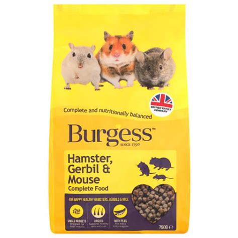 Burgess Complete Hamster Gerbil And Mouse Food From £219 Waitrose Pet