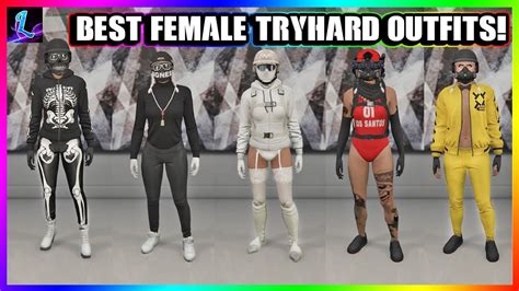 Top 5 Best Female Tryhard Outfits Gta 5 Online Youtube
