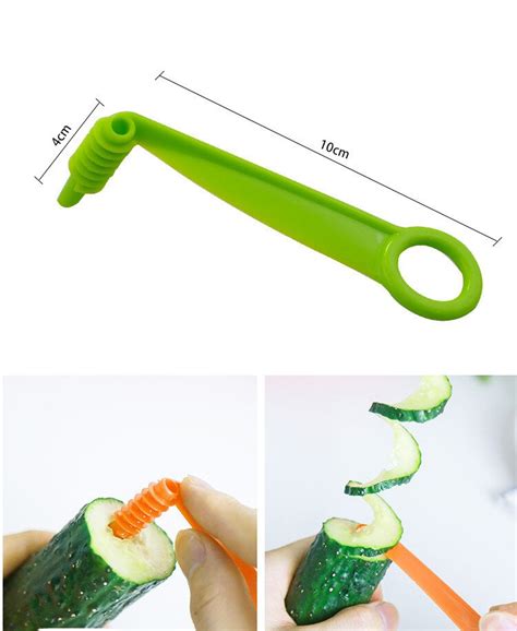 Vegetables Spiral Knife Potato Carrot Cucumber Chopper Easy Spiral