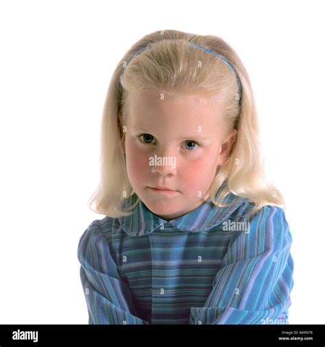 Blond Girl Portrait Stock Photo Alamy