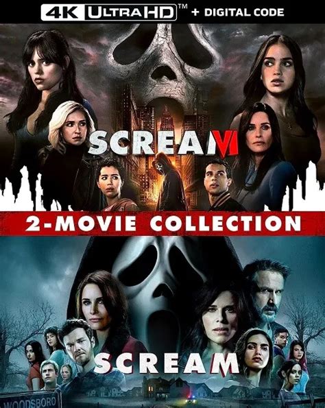 Scream Vi Scream 2022 2 Movie Collection 6 Six New 4k Mastering Blu