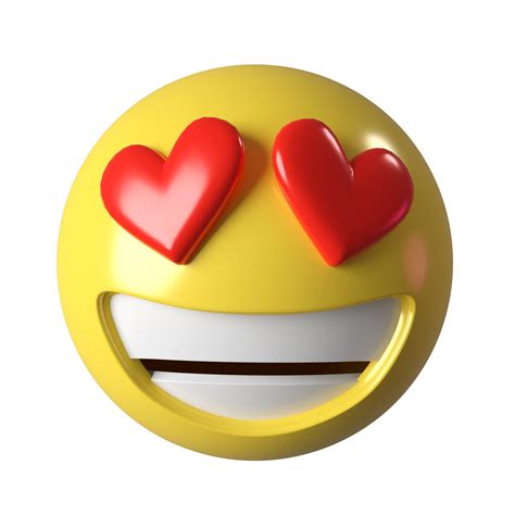 Free 3d Rendering Smile Emoji Front View