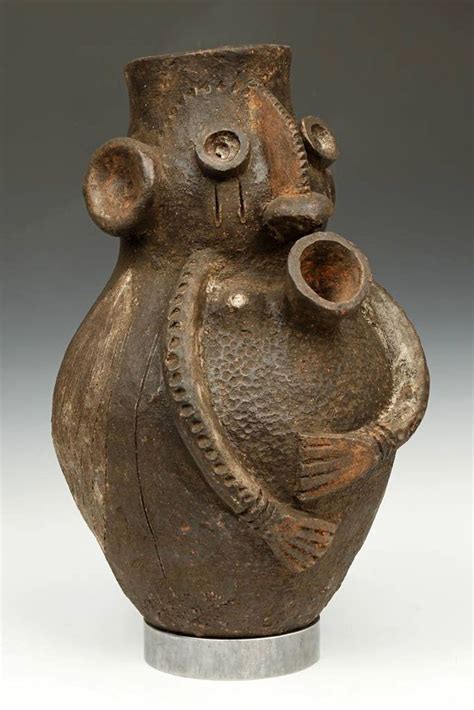 Africa Figurative Vessel From The Mambila People Of Cameroon