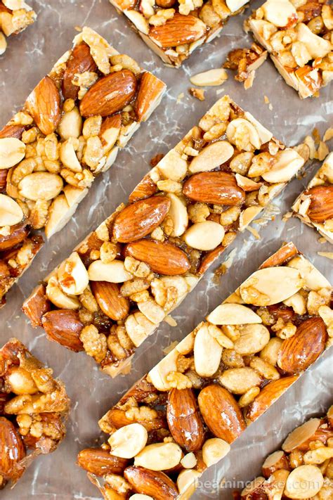 We've dipped nuts, fruit (yup, watermelon too) and even sweet potato chips! 5 Ingredient Homemade KIND Nut Bars (Vegan, Gluten-Free ...