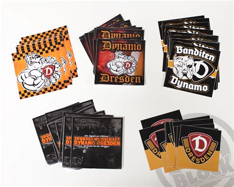 Aufkleberpaket 20 Ultras Dynamo Ud Stand