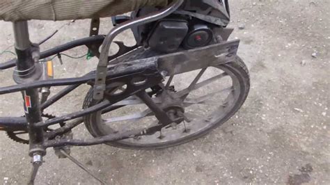 Homemade Chainsaw Bike Youtube