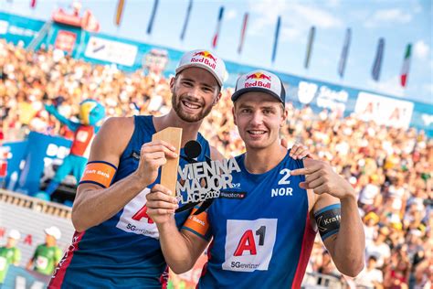 Threepeat what an amazing team effort, can't believe we did it again#onlythebeginning #vikingmentality #mirakelmannen #eurobeachvolley @ jurmala. Anders Mol | Outdoor | The Owl Post