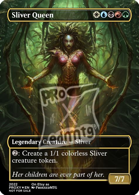 Sliver Queen Proxy Alter By Proxxedmtg High Quality Mtg Proxy On Demand