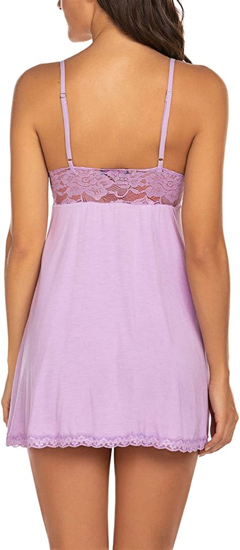 Avidlove Slip Lingerie Sexy Chemise Nightgown Light Purple Size X Large Diom Ebay