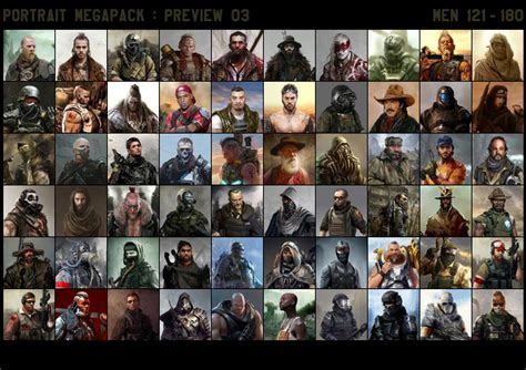 Скачать Wasteland 2 Мега пак иконок персонажей Mega Custom Portraits