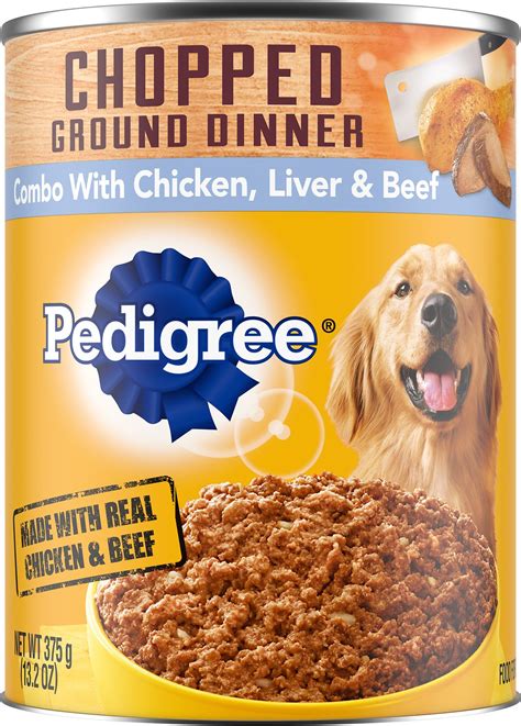 Although unnecessary, that addition may. Pedigree Chopped Ground Dinner With Chicken, Beef & Liver ...