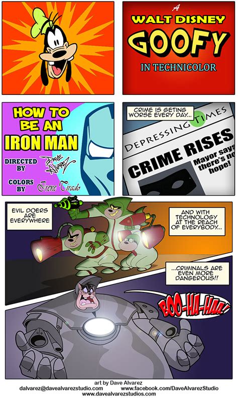 Goofy In How To Be An Iron Man Page 1 By Davealvarez On Deviantart