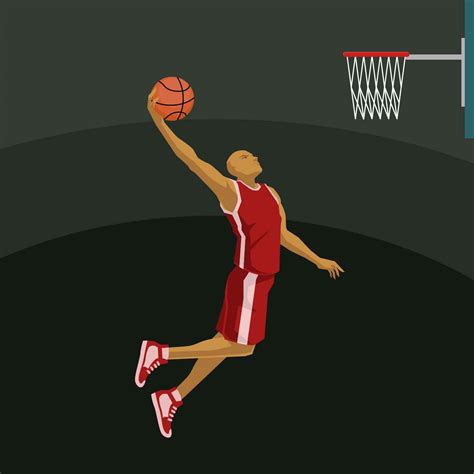 Slam Dunk Illustration Vector 201570 Vector Art At Vecteezy