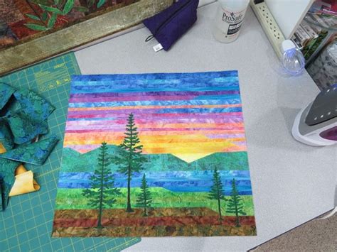 Cathy Geiers Quilty Art Blog This And That Landscape Quilt Fabric