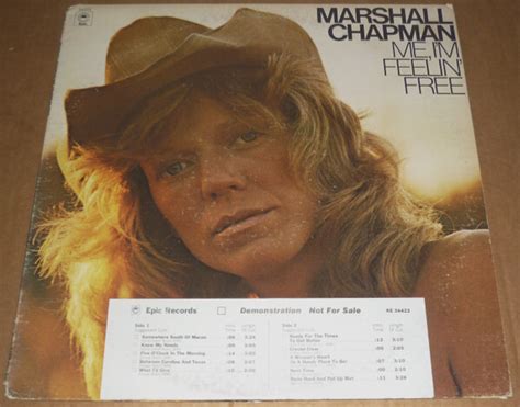 Marshall Chapman Me I`m Feelin` Free Vinyl Lp Discrepancy Records