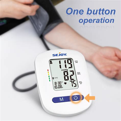 Sejoy® Upper Arm Blood Pressure Monitor Automatic Home Use Blood Press
