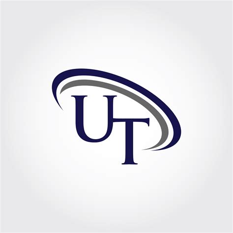 Monogram Ut Logo Design By Vectorseller Thehungryjpeg