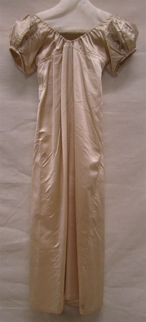 Japon Gown Ca 1805 1810 Zijden Satijn Silk Satin Gemeentemuseum