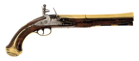 a brass barrelled flintlock blunderbuss pistol by thomas jones london third quarter of the