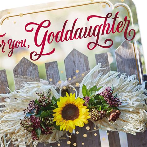 Beautiful Blessings Thanksgiving Card For Goddaughter Greeting Cards