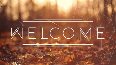 Fall Welcome - Church Media Drop