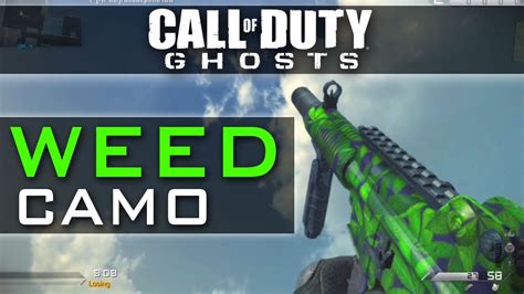 Cod Ghosts Weed Camo Dlc Camo Secret Camos Youtube