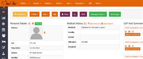 Covers queque management, medical reports, panel billing, inventory and accounts. Clinic Management System | MocDoc Clinics (Dental,IVF ...