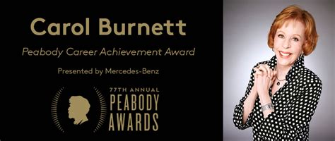 Carol Burnett Receives Peabody Career Achievement Award Grady College