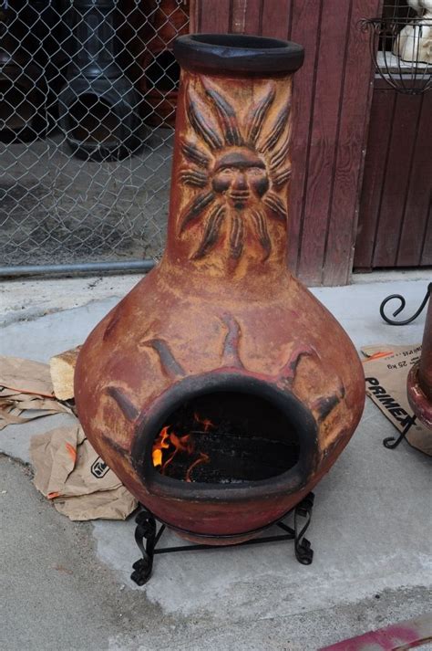 Mexican Outdoor Fireplace Chiminea What Is The Best Interior Paint