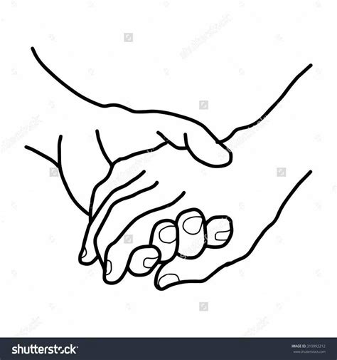 Drawings Of Holding Hands Free Download On Clipartmag