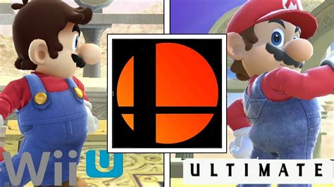 Super Smash Bros Wii U Vs Ultimate Comparison Mario Trailer Youtube