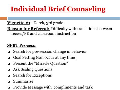 Ppt Brief Solution Focused Counseling Powerpoint Presentation Free