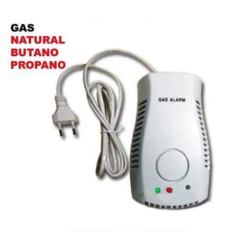 ¿buscas un detector de gas natural, butano, propano o monóxido de carbono que sea fiable y barato? Detector de GAS domestico