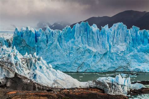Glacier Perito Moreno National Park In Autumn Argentina Patagonia