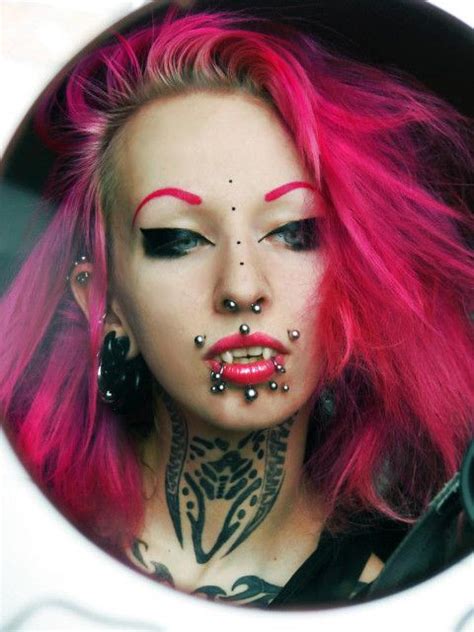 Pink Marilynrosa Facial Piercings Body Piercings Piercings
