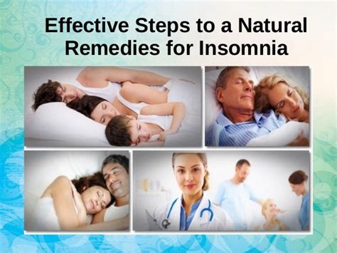 Effective Steps To A Natural Remedies For Insomnia