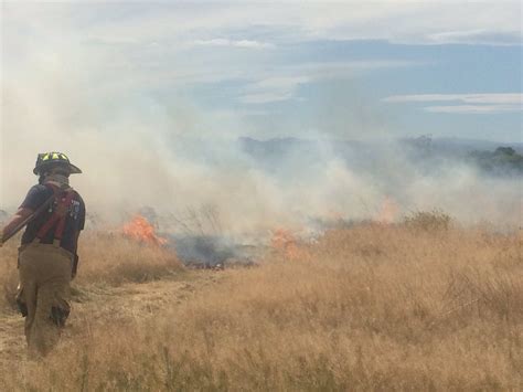 4 Acre Grass Fire Caused By Man Target Shooting