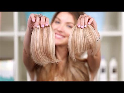 Revlon clip lok bangs hair extensions dark brown. Sono Clip-In Bangs Hair Extensions - YouTube