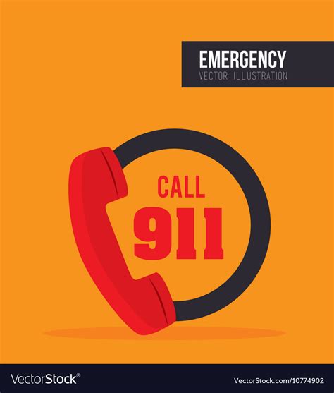 Call Center Emergency Service Royalty Free Vector Image